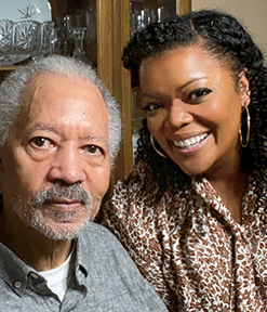 Yvette and her dad, closer than ever