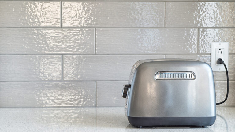 Plugged in toaster makes it more difficult to practice a green lent