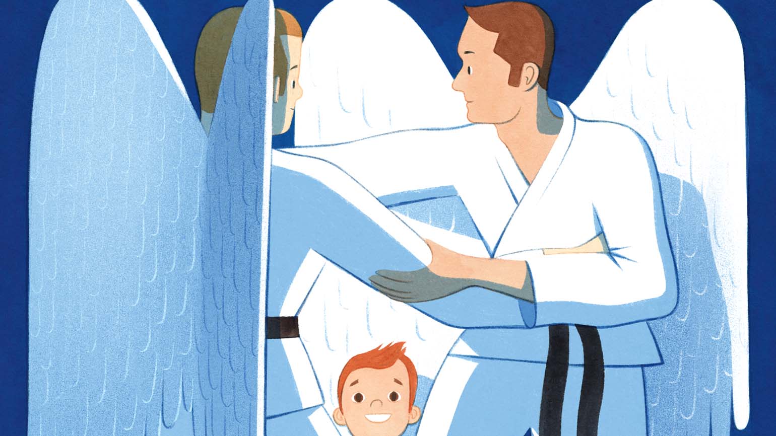 These Martial Arts Angels Support a Competitor in Need