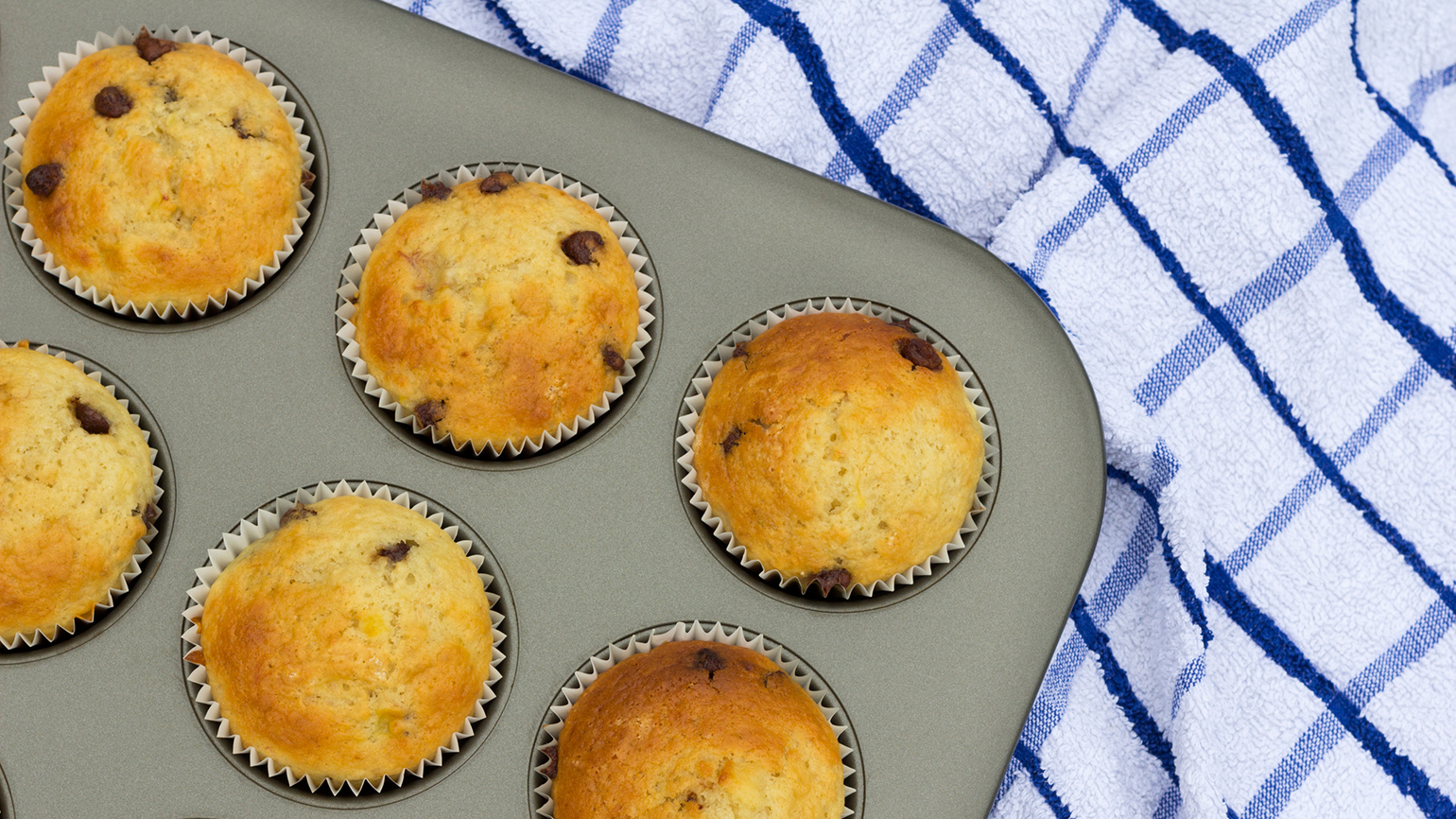 Miss Cindi’s Banana-Chocolate Chip Muffins