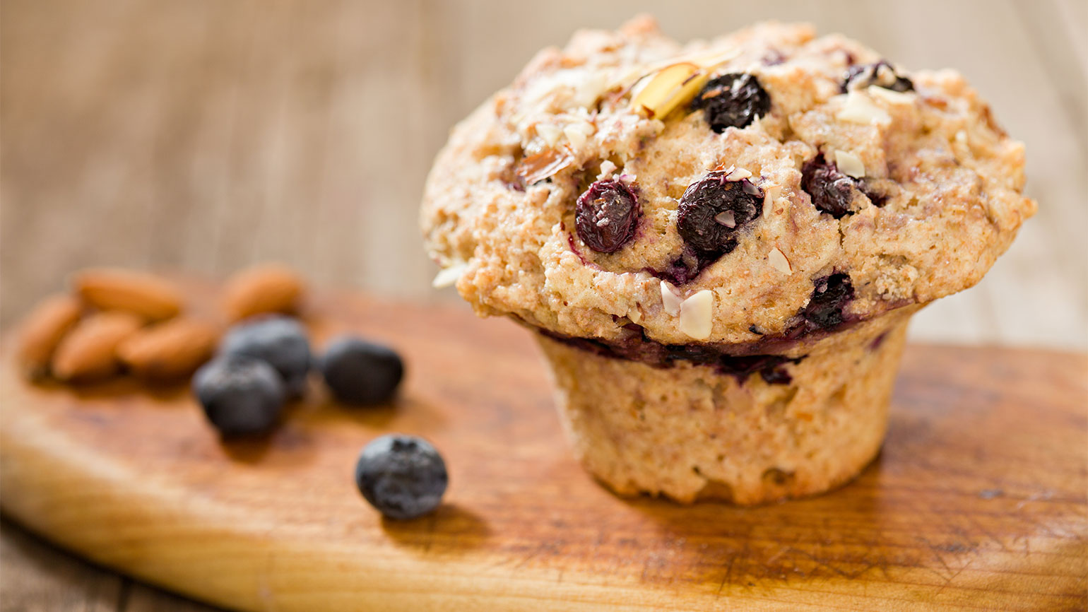 Blueberry Almond Muffins