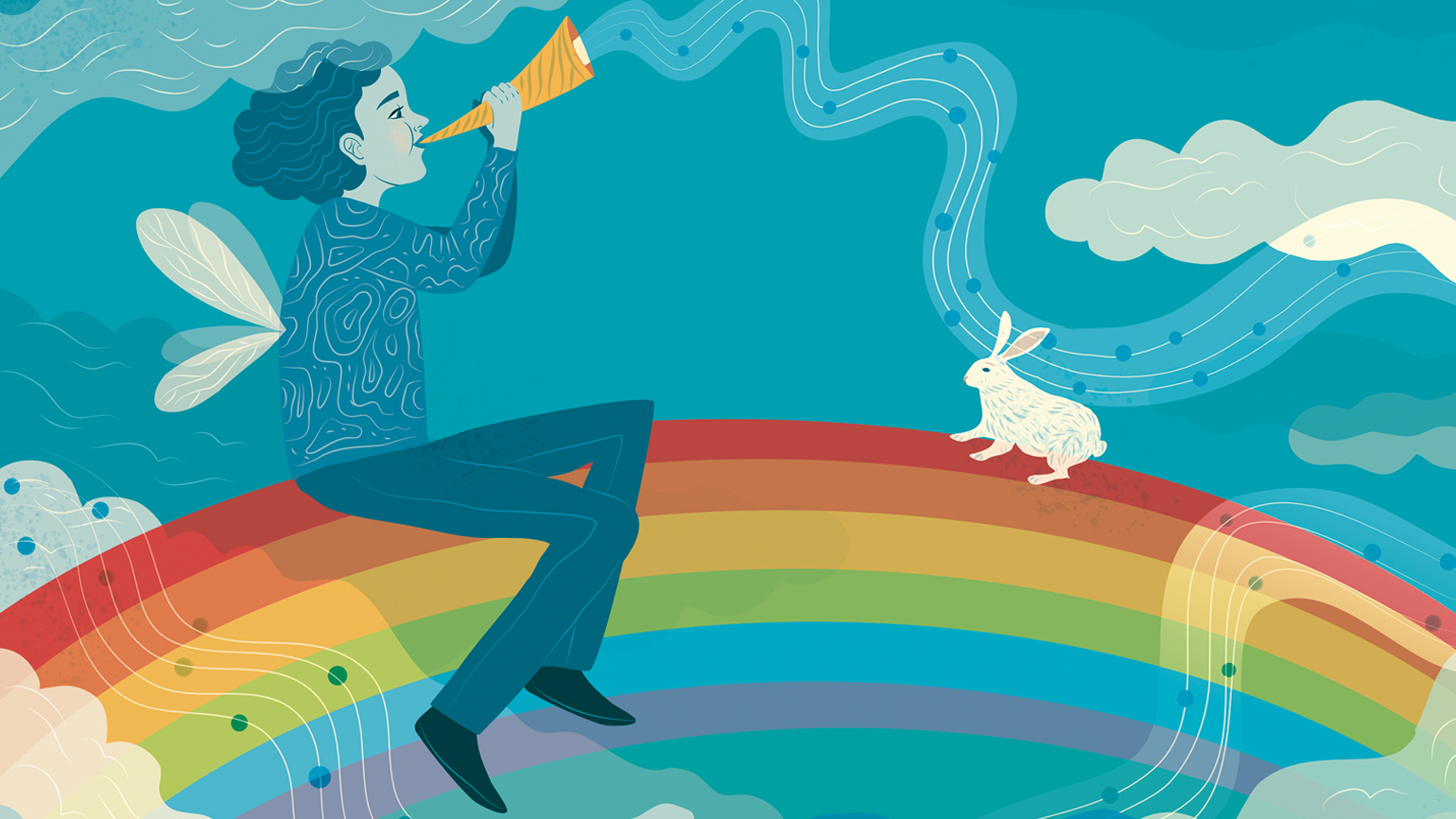 How the Boy With the Golden Horn Helped Him Comfort His Granddaughter