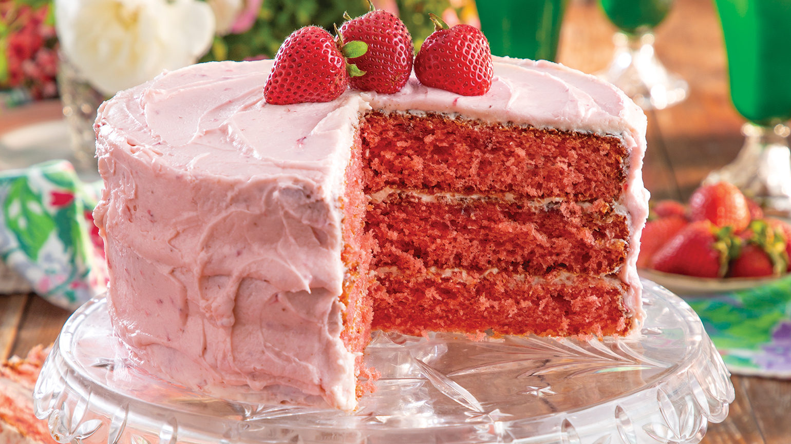 Brenda Gantt’s Strawberry Cake