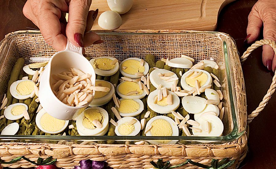 Asparagus Almond Casserole