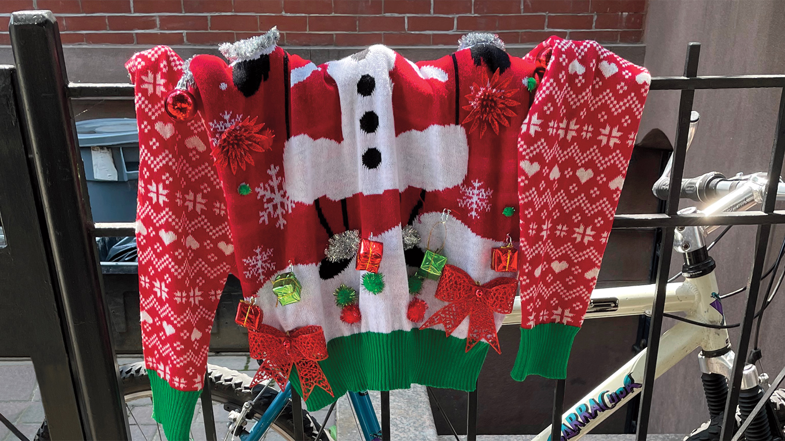 Comforted by a Christmas Sweater in July