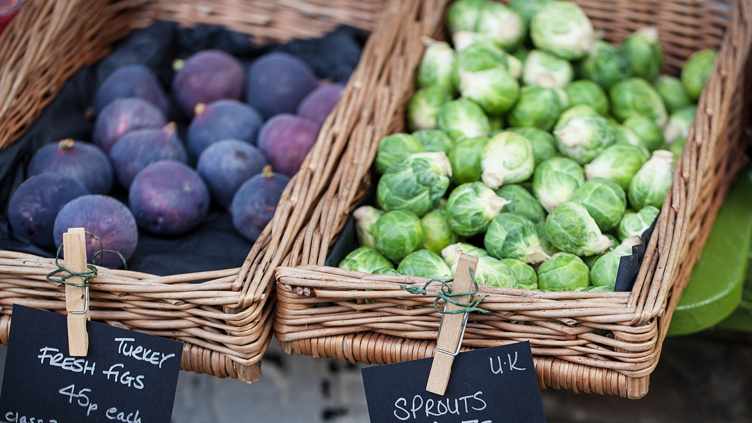 Roast Figs and Brussels Sprouts