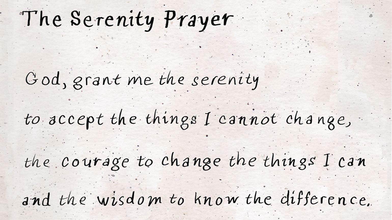 The Serenity Prayer Ignited His Spiritual Awakening