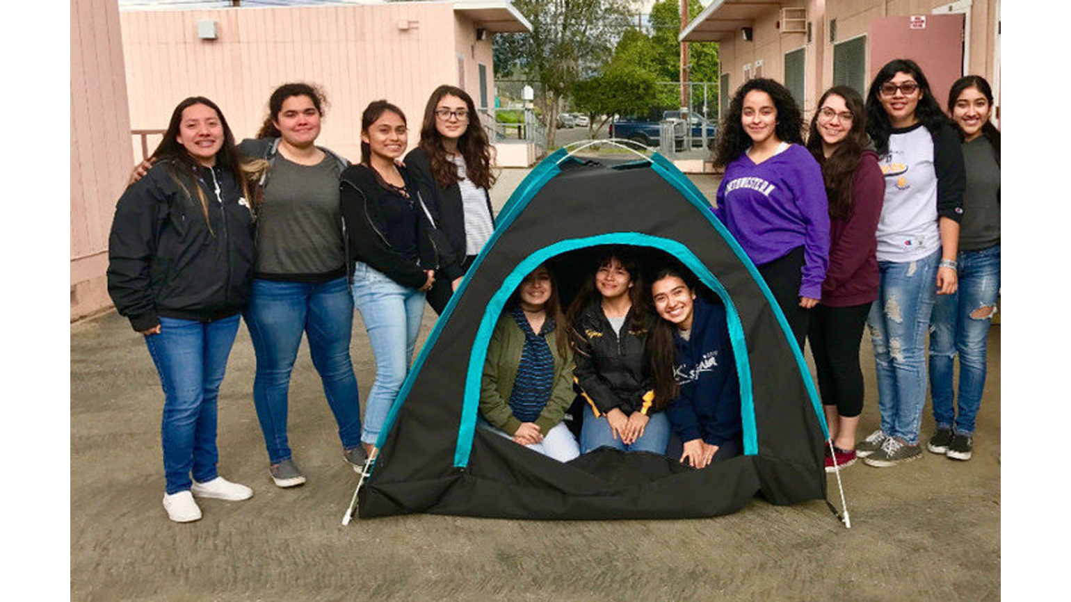 High School Girls Develop a Solar Powered Shelter for the Homeless